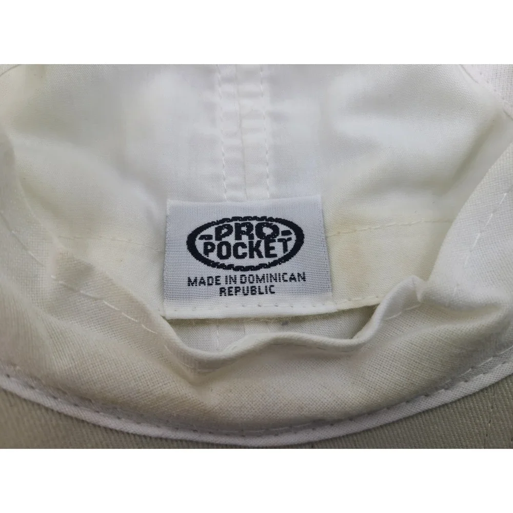 Hooters‎ Pro Pocket Adjustable Hat Cap Restaurant Baseball Dad Men Women Beige